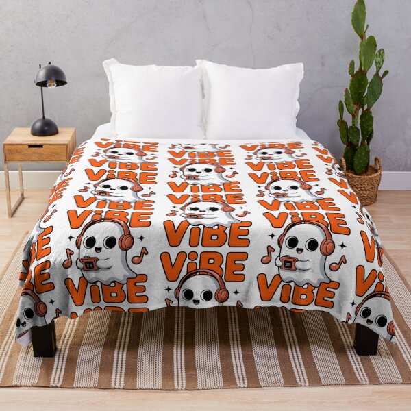 Item preview, Vibe Ghost – Cute Music Lover Halloween Party designed and sold by Taans-Creation.