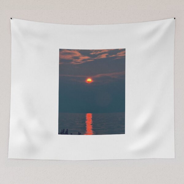 Item preview, Sunset over mackinaw city designed and sold by ShleyaHappy.