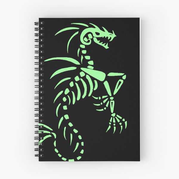 Aperçu de l'œuvre Squelette de dragon de mer - Vert fantomatique créée et vendue par EChapmanArt.