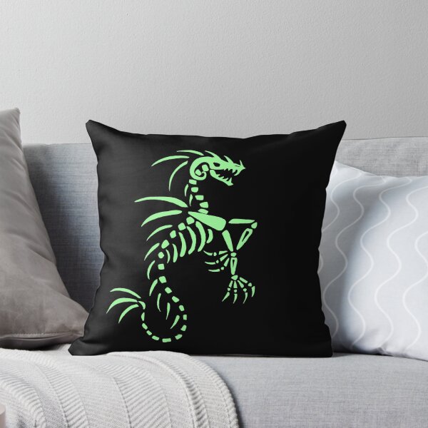 Aperçu de l'œuvre Squelette de dragon de mer - Vert fantomatique créée et vendue par EChapmanArt.