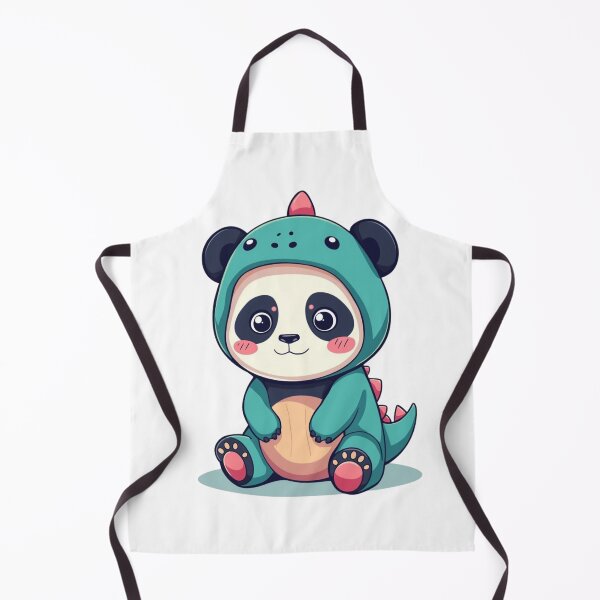 Item preview, Cute Panda in Dinosaur Costume – Kawaii Vector Illustration designed and sold by Vectorfever.