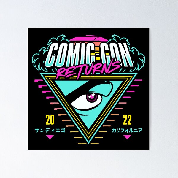 Item preview, Comic Con - Synthwave Eye designed and sold by emuldongen.