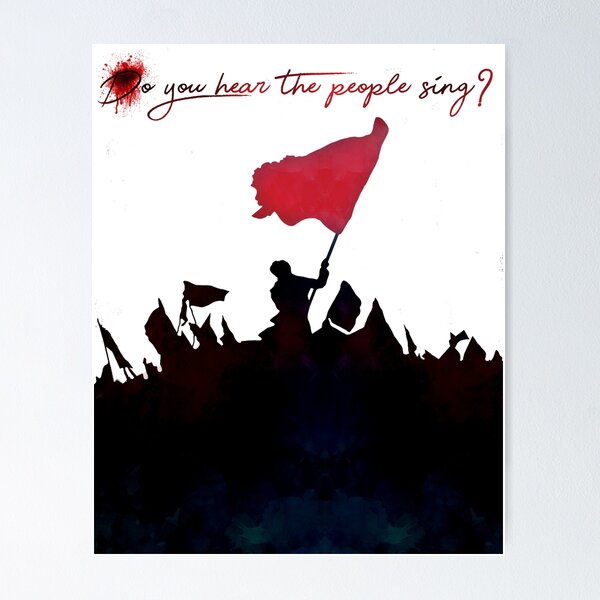 Artikel-Vorschau von Les Miserables - Hörst du die Leute singen?, designt und verkauft von gobroadway.