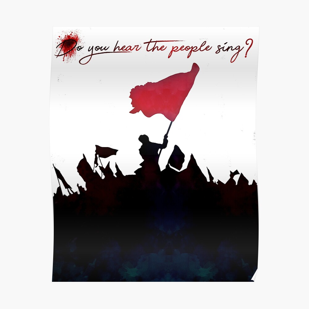 Les Miserables Do You Hear The People Sing Greeting Card By Gobroadway Redbubble