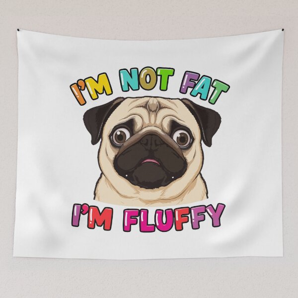 Item preview, Pug Funny Face Text Bubble Quote designed and sold by Tong4130.