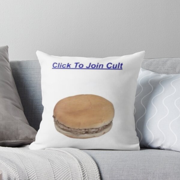 Item preview, Click To Join Cult Hamburger Meme designed and sold by Spoffa-X.