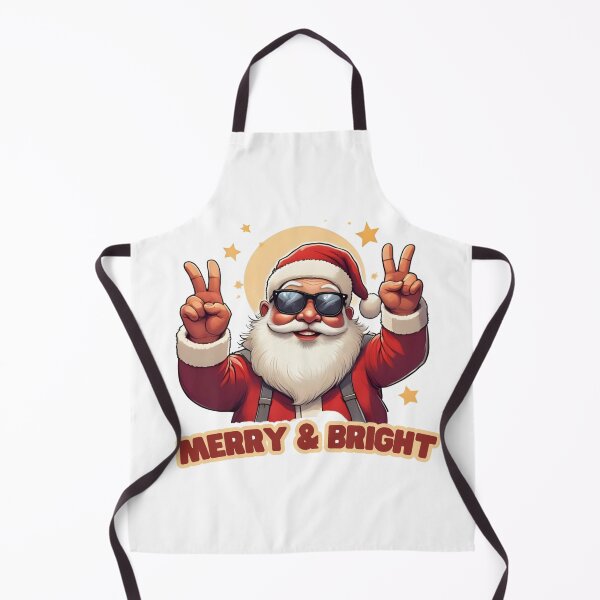 Item preview, Cool Santa PNG | Merry and Bright Sublimation Design | Retro Christmas Clipart | Peace Sign Santa Digital Download | Groovy X-Mas File designed and sold by BrightVibesshop.