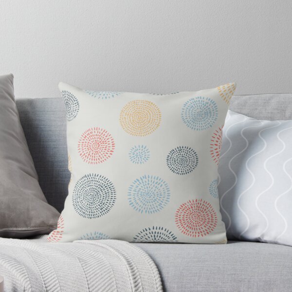 Item preview, Colorburst radial pattern – abstract floral dot motif designed and sold by lisahoever.
