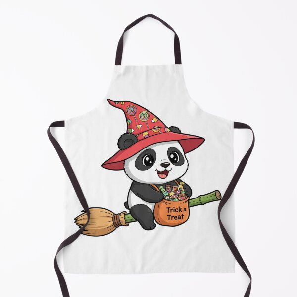 Item preview, Cute Panda Witch Trick-or-Treat Adventure designed and sold by DisignByPrince.