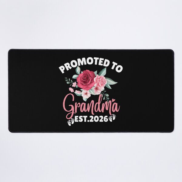 Item preview, Promoted To Grandma Est. 2026 Floral Funny Pregnancy Announcement designed and sold by thebest-2studio.