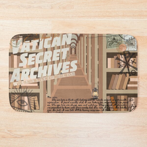 Item preview, Vatican Secret Archives Postcard - Forbidden Location Collection designed and sold by Dye And Decay.