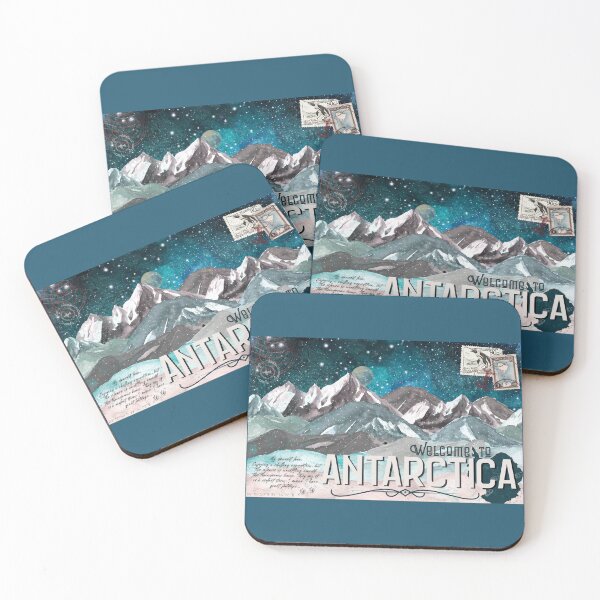 Item preview, Antarctica Postcard - Forbidden Location Collection designed and sold by Dye And Decay.