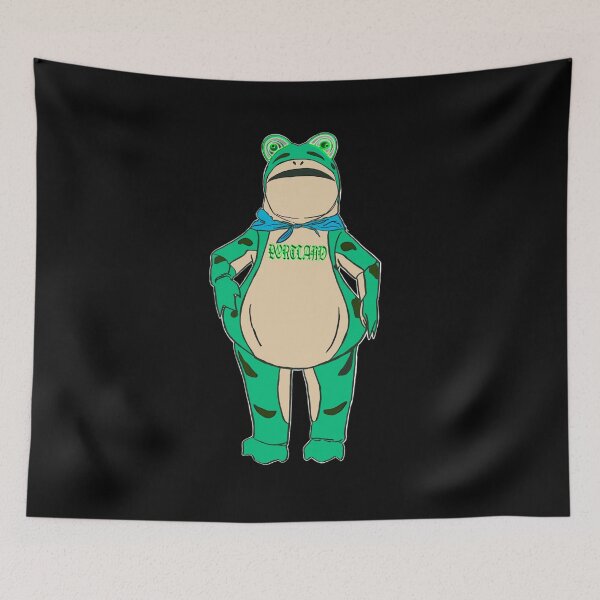 Item preview, The Portland Frog  –  Tattoo Style Portland  -   Portland Resistance Art designed and sold by aadventures.