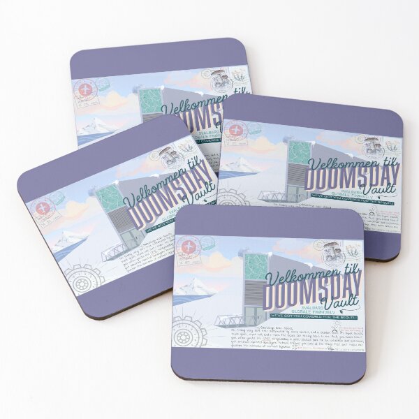 Item preview, Doomsday Vault Postcard - Forbidden Location Collection designed and sold by Dye And Decay.