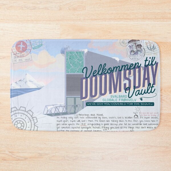 Item preview, Doomsday Vault Postcard - Forbidden Location Collection designed and sold by Dye And Decay.
