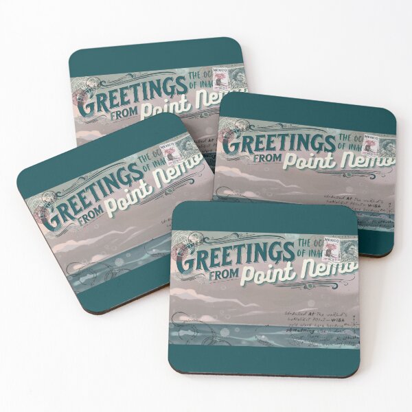Item preview, Point Nemo Postcard - Forbidden Location Collection designed and sold by Dye And Decay.