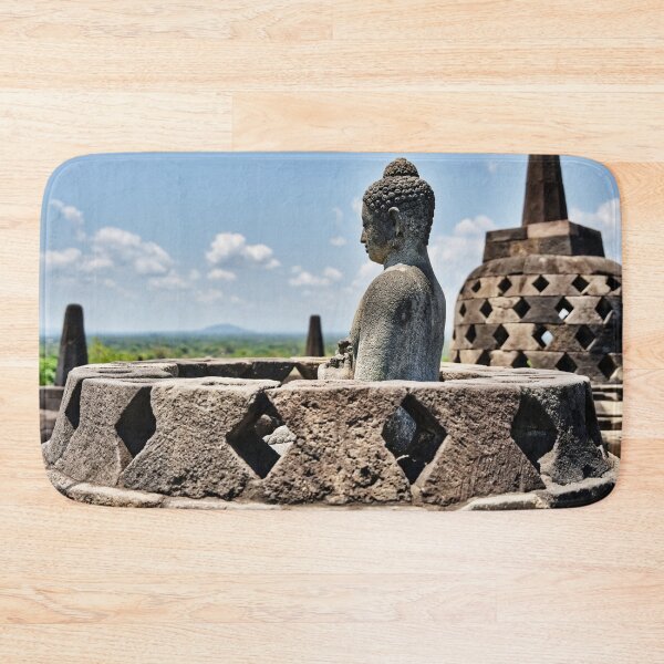 Item preview, Silent meditation facing the horizon of Borobudur designed and sold by franck380.