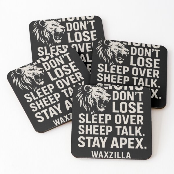 Item preview, Lions Don’t Lose Sleep Over Sheep Talk – Stay Apex | Waxzilla Certified designed and sold by Waxzilla Designz .