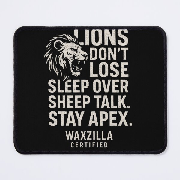 Item preview, Lions Don’t Lose Sleep Over Sheep Talk – Stay Apex | Waxzilla Certified designed and sold by Waxzilla Designz .