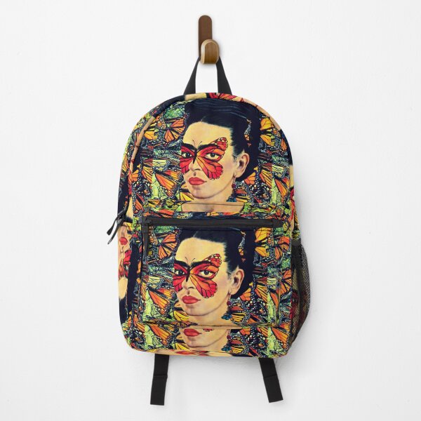 Item preview, Frida Kahlo with Monarch Butterflies designed and sold by FridaArtGallery.