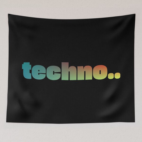 Item preview, Techno designed and sold by TheFineShirt.