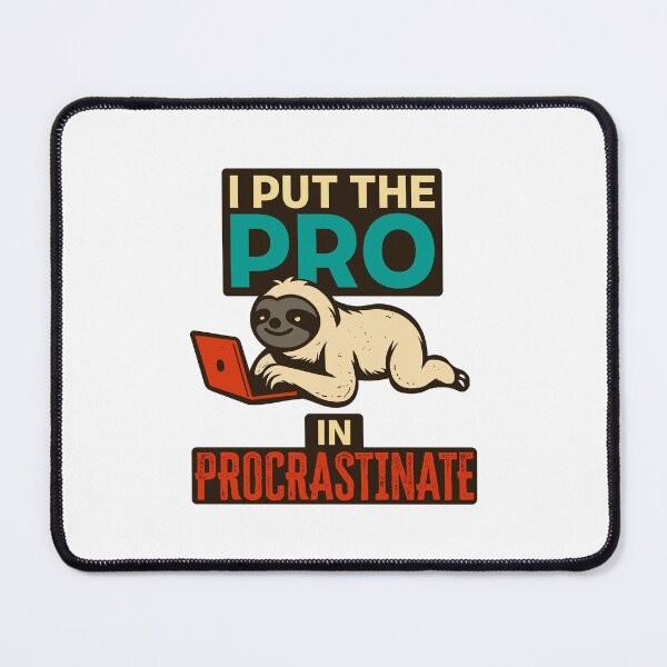 Item preview, I Put the Pro in Procrastinate Funny Sloth T-Shirt designed and sold by Koony House and Field.
