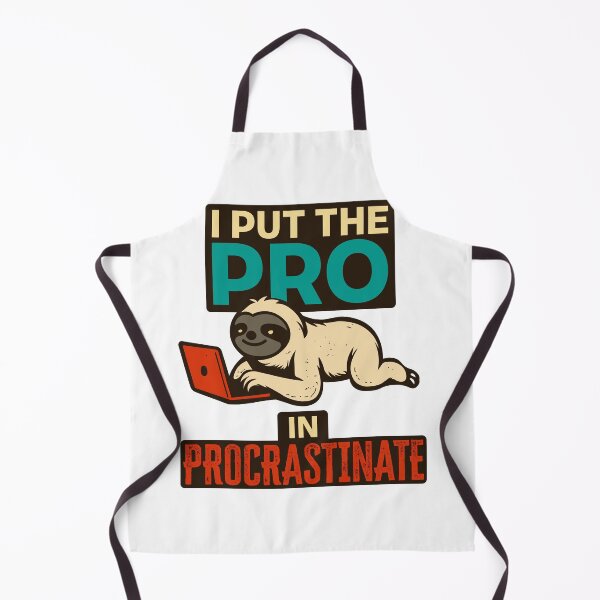 Item preview, I Put the Pro in Procrastinate Funny Sloth T-Shirt designed and sold by Koony House and Field.
