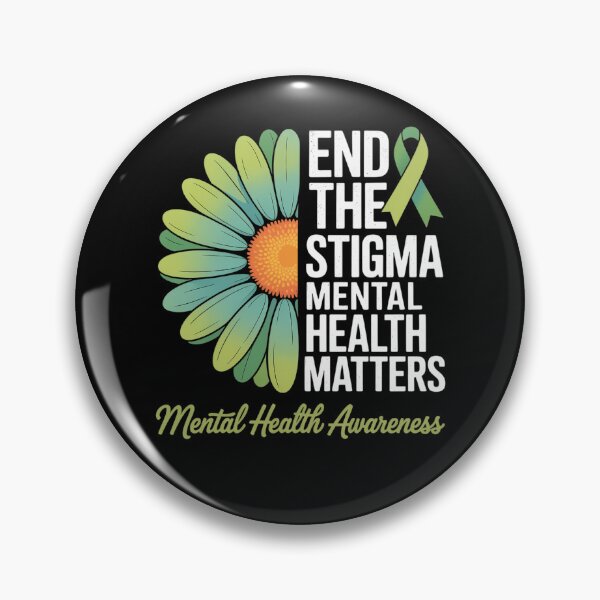 Item preview, End The Stigma Mental Health Matters Awareness Brain Illness designed and sold by TrinaEspinoza.