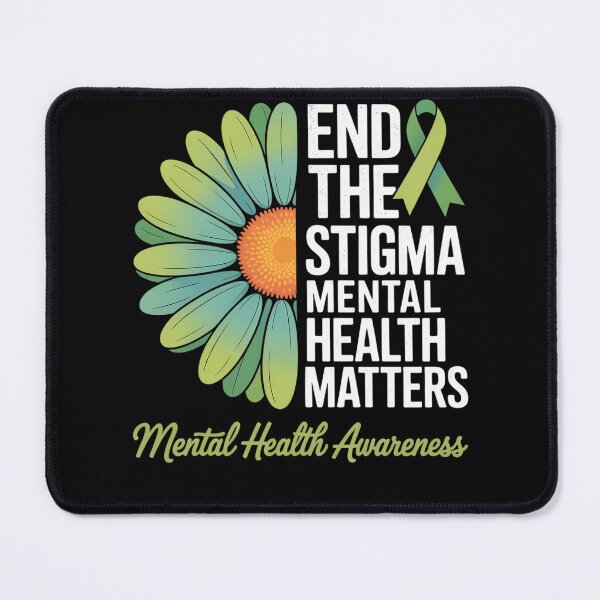 Item preview, End The Stigma Mental Health Matters Awareness Brain Illness designed and sold by TrinaEspinoza.