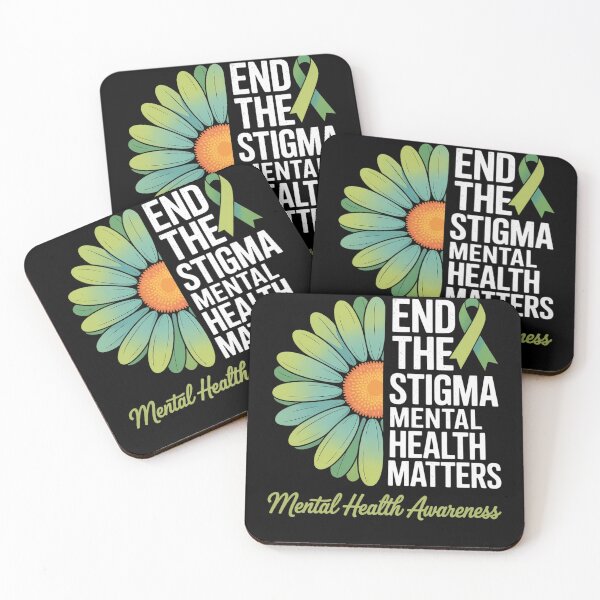 Item preview, End The Stigma Mental Health Matters Awareness Brain Illness designed and sold by TrinaEspinoza.