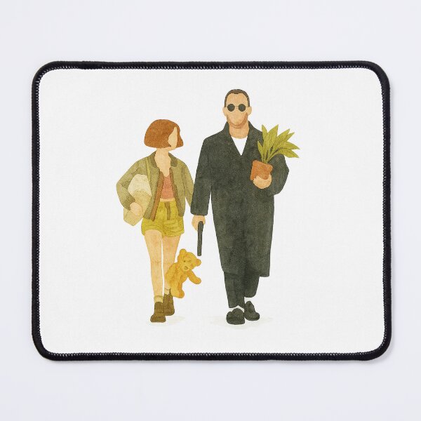 Item preview, Leon & Mathilda – Faceless Watercolor Style designed and sold by stillnoir.