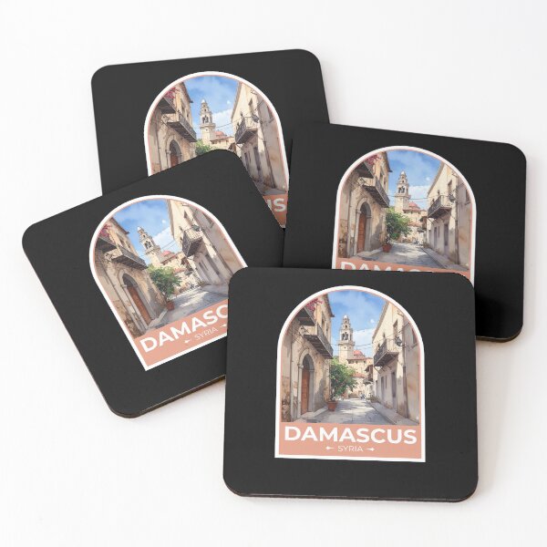 Item preview, Damascus Syria Sticker designed and sold by TulipaGraphics.