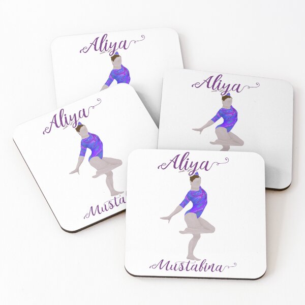 Item preview, Aliya Mustafina Gymnastics Art with name designed and sold by Cherries4.
