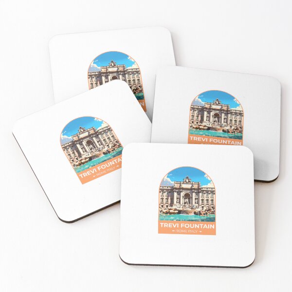 Item preview, Trevi Fountain Rome Italy Sticker designed and sold by TulipaGraphics.