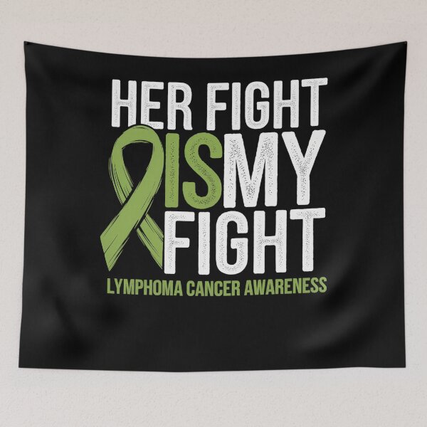 Item preview, Her Fight My Fight Green Ribbon Lymphoma Cancer Awareness designed and sold by TyraYoung.