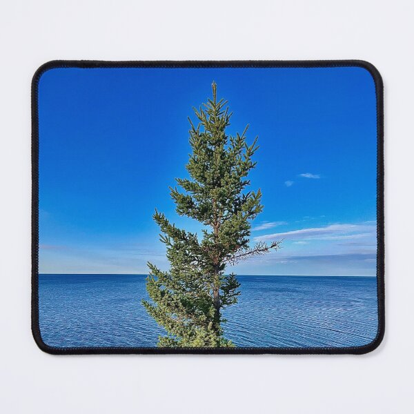 Item preview, Lone Pine Over Lake Superior  –  Pictured Rocks Shoreline Photography Print | Alternative National Park Series designed and sold by aadventures.