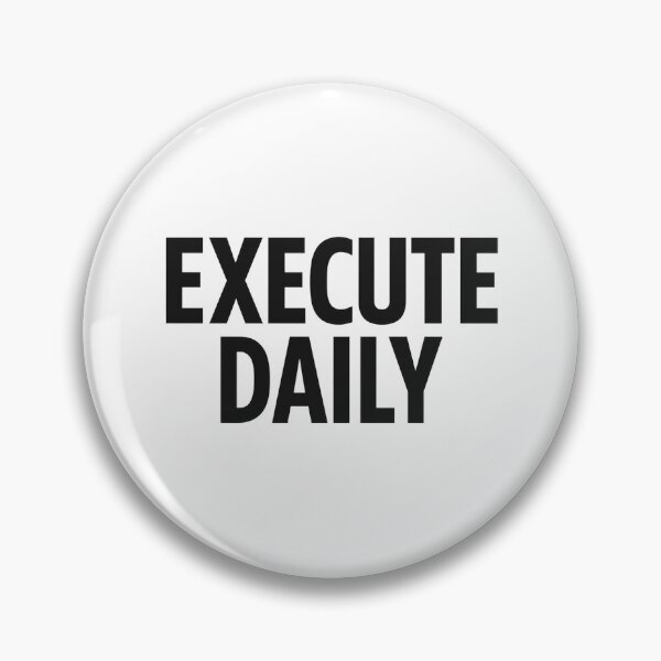 Item preview, Execute Daily Discipline & Consistency Minimalist Motivational Quote designed and sold by KennyMade.
