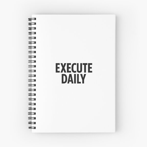 Item preview, Execute Daily Discipline & Consistency Minimalist Motivational Quote designed and sold by KennyMade.
