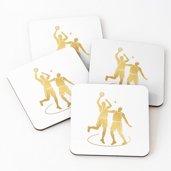 Item preview, Two animated basketball players on the court designed and sold by Aariq.