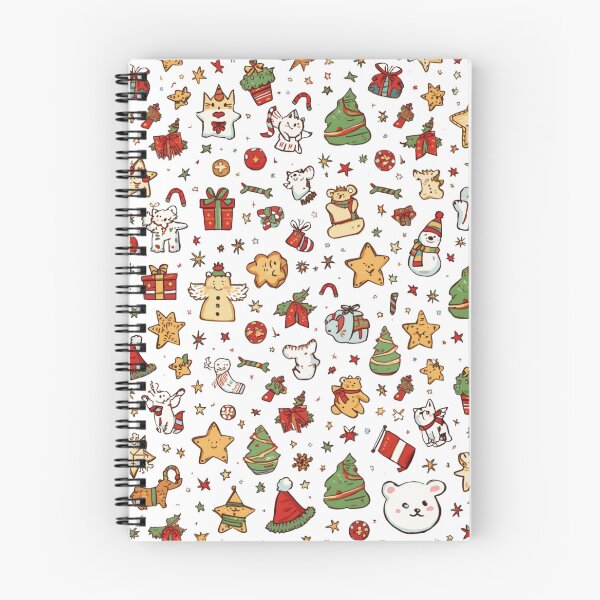 Item preview, Christmas seamless pattern with Santa Claus, tree ,bear, star, gifts and snowman. red and green. nice design Christmas designed and sold by PWDigitalArt.