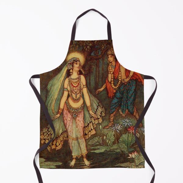 Item preview, Shantanu Meets the Goddess Ganga - Warwick Goble designed and sold by forgottenbeauty.