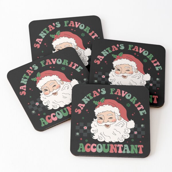 Item preview, Santa’s Favorite Accountant  Holiday Humor for CPAs & Bookkeepers designed and sold by JoRealm.