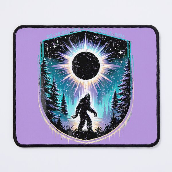Item preview, Bigfoot Total Solar Eclipse 2024 Sasquatch Celestial Event By Merch, Limited Edition, Perfect Gift designed and sold by HALEYBEVERLY.