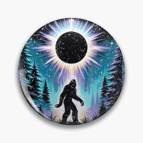 Item preview, Bigfoot Total Solar Eclipse 2024 Sasquatch Celestial Event By Merch, Limited Edition, Perfect Gift  designed and sold by HALEYBEVERLY.