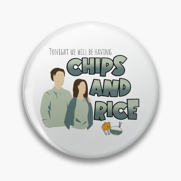 Item preview, Tonight We Will Be Having Chips And Rice Couple Bold Retro designed and sold by 133DandC.