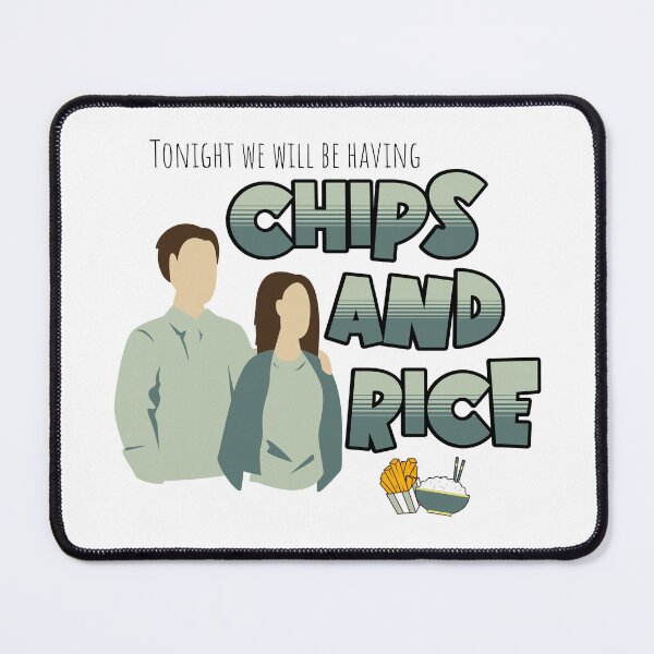 Item preview, Tonight We Will Be Having Chips And Rice Couple Bold Retro designed and sold by 133DandC.