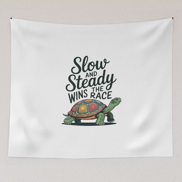 Item preview, Slow and steady winds the race designed and sold by trendspatterns.