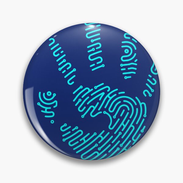 Item preview, concept of digital forensics, lined graphic of hand combined with fingerprint  designed and sold by NiamLab.