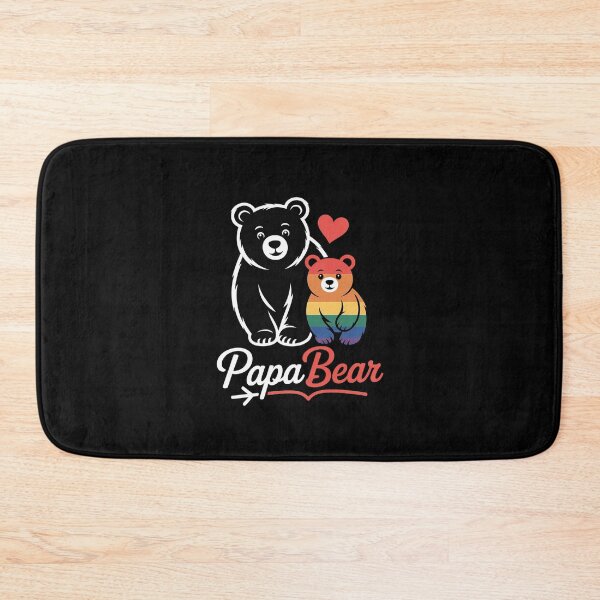 Item preview, Papa Bear Gay Pride Flag LGBT LGBTQ Dad Father's Day  designed and sold by BeetleMalon.