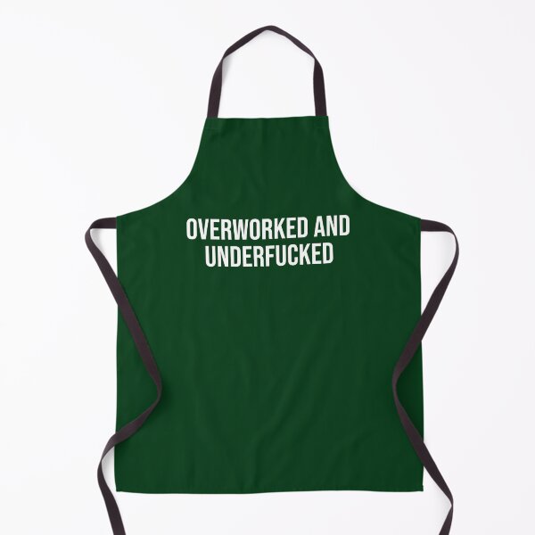Item preview, OVERWORKED AND UNDERFUCKED STATEMENT SHIRT designed and sold by aydapadi.